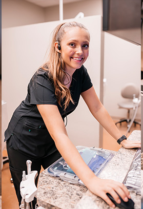 Registered dental assistant Delaney