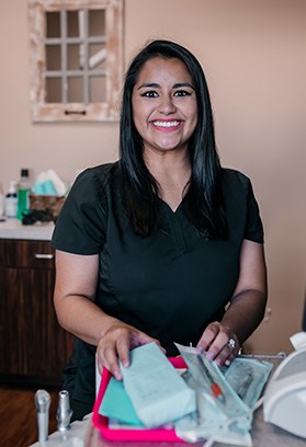 Registered dental hygienist Stephanie