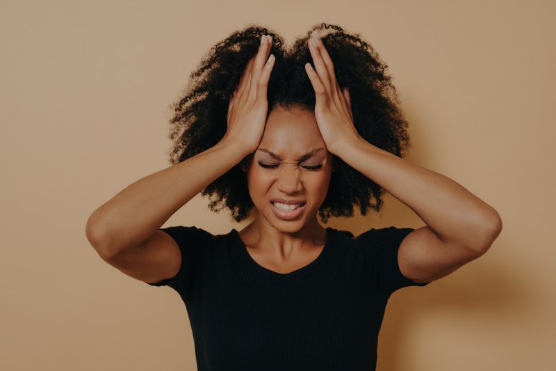 Frustrated woman