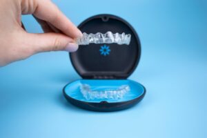 Invisalign tray. 